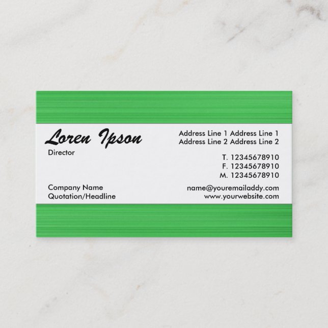 Cartão De Visita Banda central 114 (Frente)