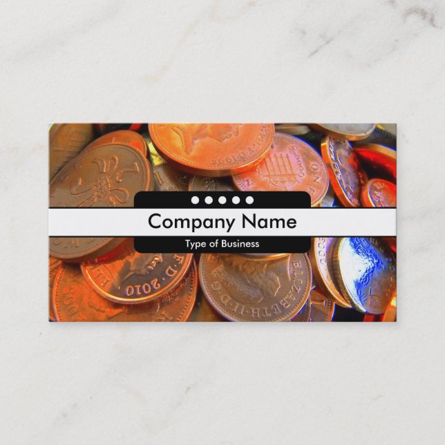 Cartão De Visita Banda central 5 pontos (Frente)