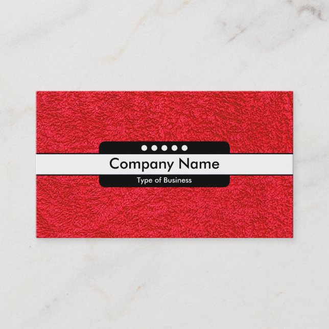 Cartão De Visita Banda central 5 pontos - Carpete 01 (Frente)