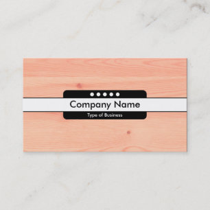 Cartão De Visita Banda central 5 pontos - Madeira 05