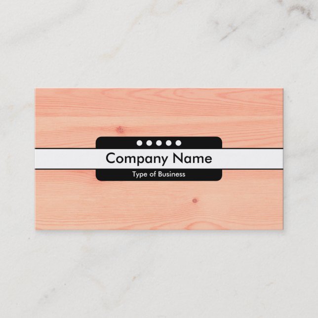 Cartão De Visita Banda central 5 pontos - Madeira 05 (Frente)