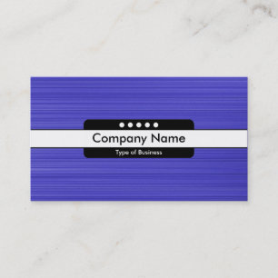 Cartão De Visita Banda central 5 pontos - Textura azul esfregada