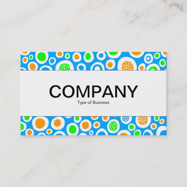 Cartão De Visita Banda central - Abstrato 030413 (Frente)