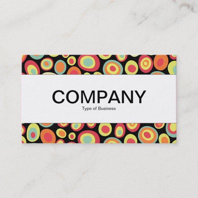Cartão De Visita Banda central - Abstrato 220213 (Frente)