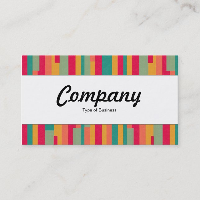 Cartão De Visita Banda central - Abstrato 240113 (Frente)