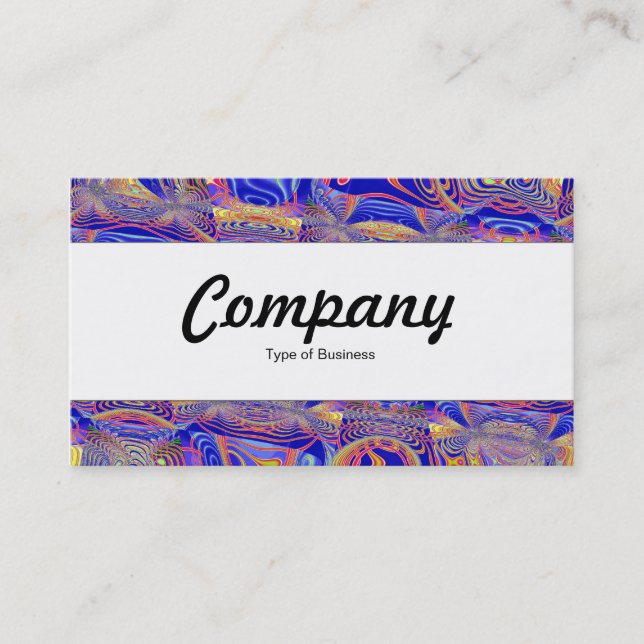 Cartão De Visita Banda central - Abstrato frontal 061012a (Frente)