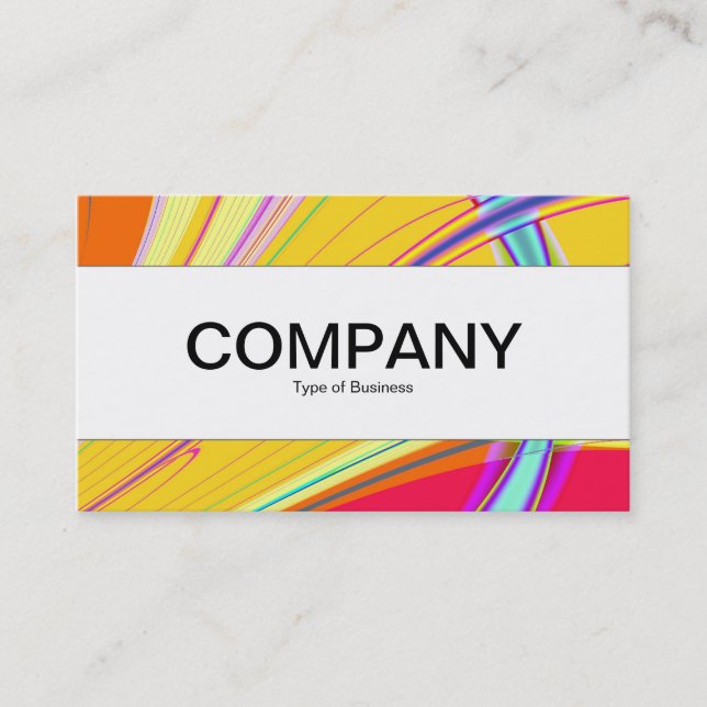 Cartão De Visita Banda central - Abstrato frontal 061012e (Frente)