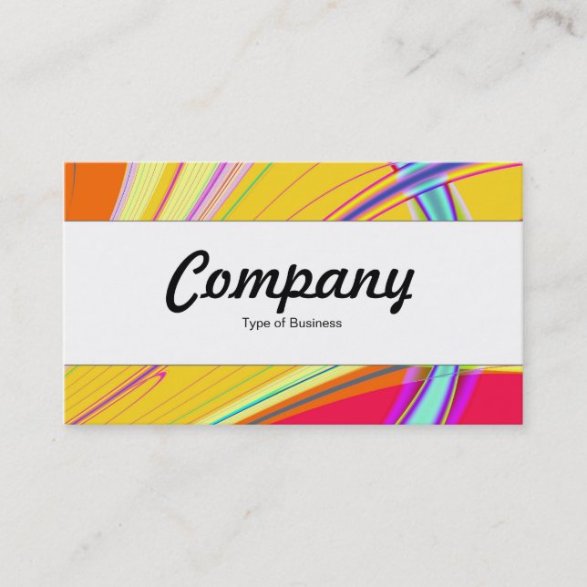 Cartão De Visita Banda central - Abstrato frontal 061012e (Frente)