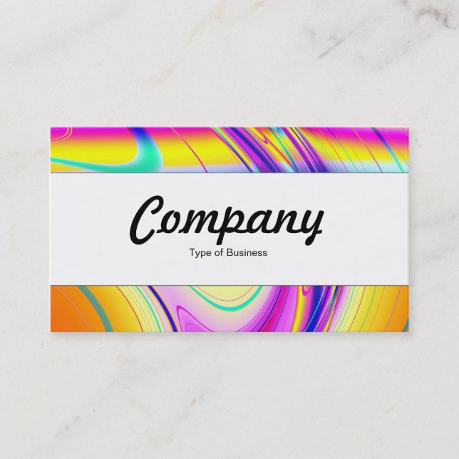 Cartão De Visita Banda central - Abstrato frontal 061012f (Frente)