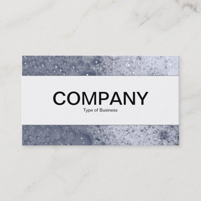 Cartão De Visita Banda central - Bolhas de sabão 03 (Frente)