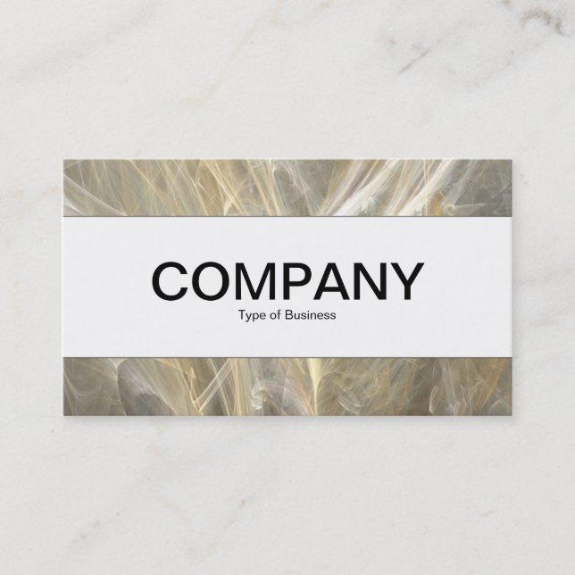 Cartão De Visita Banda central - Chama frontal (Frente)