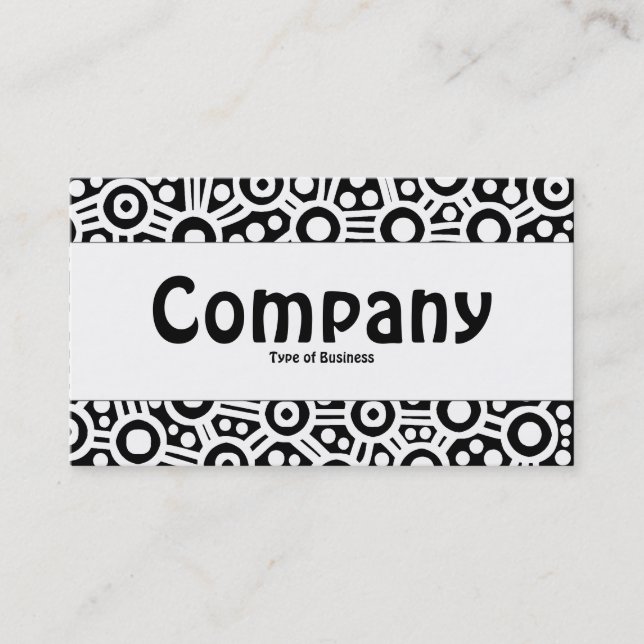 Cartão De Visita Banda central - Circuitos de Alienígena (Frente)