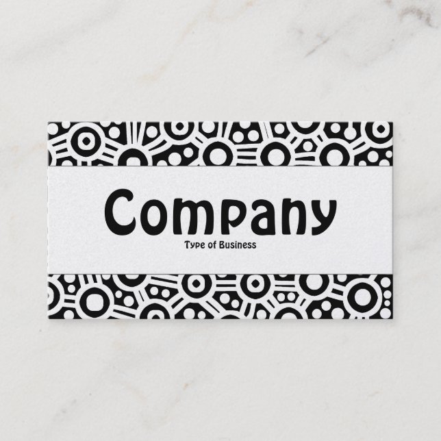 Cartão De Visita Banda central - Circuitos de Alienígena (Placa Dou (Frente)