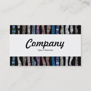 Cartão De Visita Banda central - faixas minerais