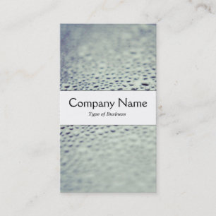 Cartão De Visita Banda central - Gotas de água no vidro 01