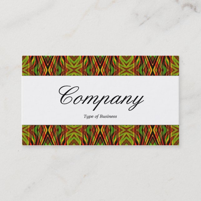 Cartão De Visita Banda central - Script - Padrão (Frente)