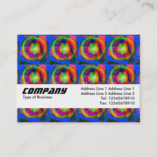 Cartão De Visita Banda de Textura - Dizem que o Sol canta (Frente)