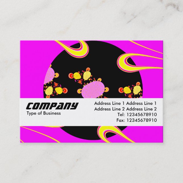 Cartão De Visita Banda de Textura - Rádio Ate a Estrela de Vídeo (Frente)