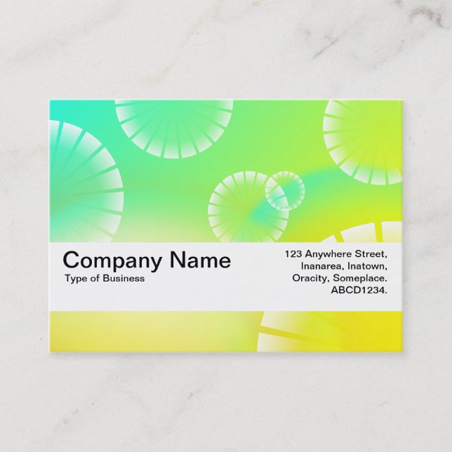 Cartão De Visita Banda de Textura V2 - Abstrato 01 (Frente)