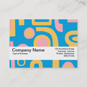 Cartão De Visita Banda de Textura V2 - Abstrato 170914