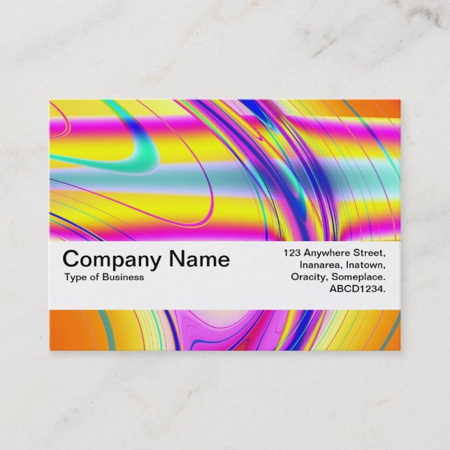 Cartão De Visita Banda de textura V2 - Abstrato frontal 061012f (Frente)
