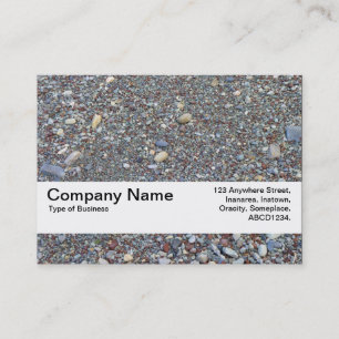Cartão De Visita Banda de textura V2 - Pebble Beach