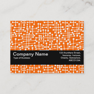 Cartão De Visita Banda de textura V2 - Pontos conectados II