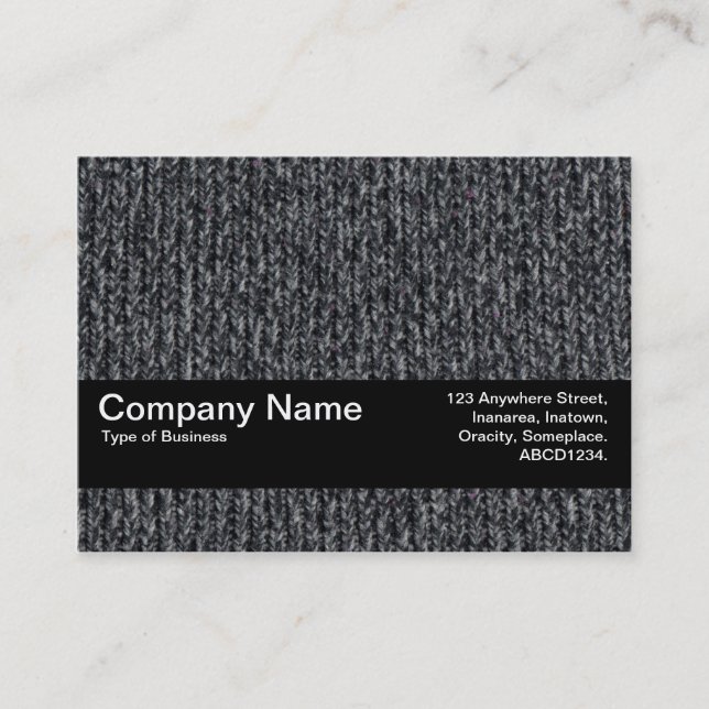 Cartão De Visita Banda de Textura V2 - Salto de Wooly 02 (Frente)