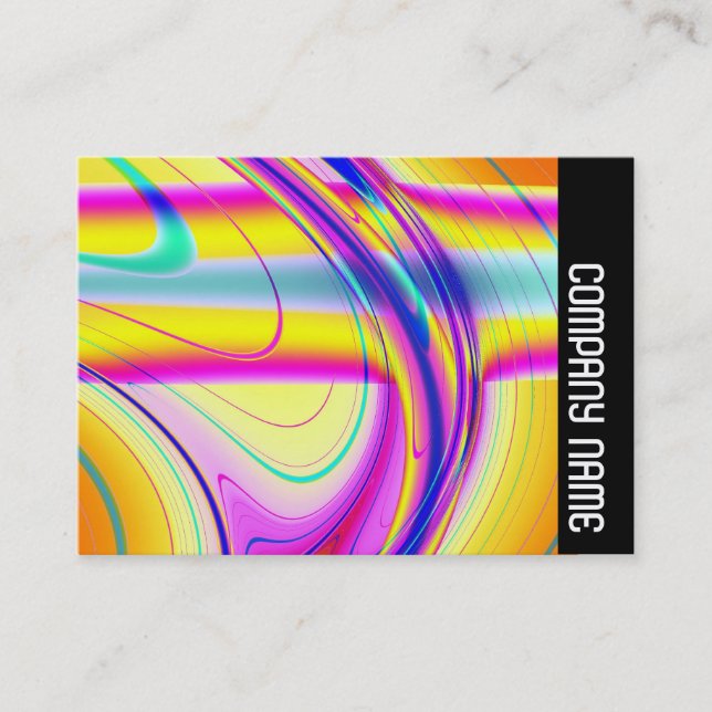 Cartão De Visita Banda lateral - Abstrato frontal 061012f (Frente)