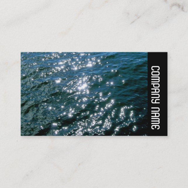 Cartão De Visita Banda lateral - Água espumante (Frente)