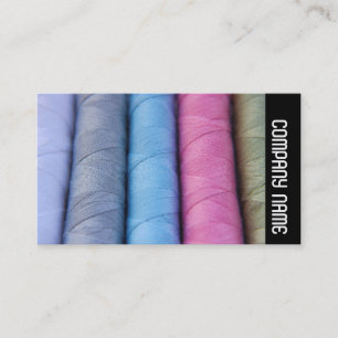 Cartão De Visita Banda lateral - bobinas de algodão