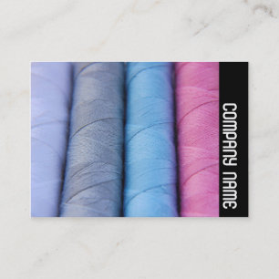 Cartão De Visita Banda lateral - bobinas de algodão