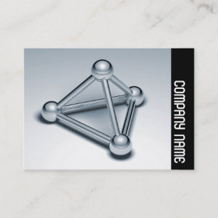Cartão De Visita Banda lateral - Esferas conectadas
