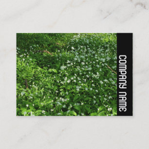 Cartão De Visita Banda lateral - Flores florestais