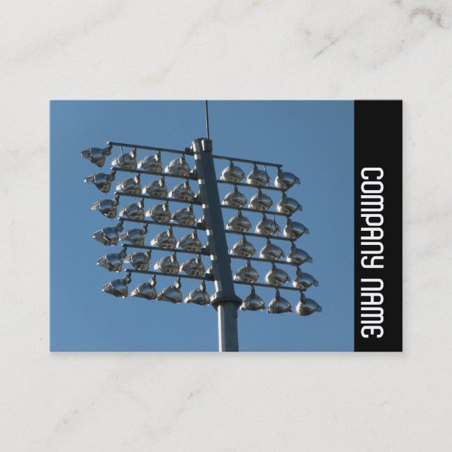 Cartão De Visita Banda lateral - Luzes de inundação (Frente)