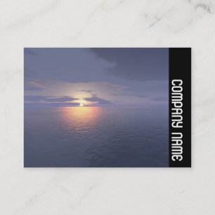 Cartão De Visita Banda lateral - nascer do sol/pôr do sol