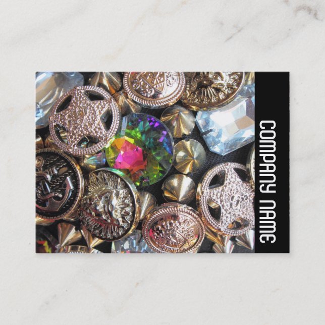 Cartão De Visita Banda lateral - Pulsação do mercado (Frente)