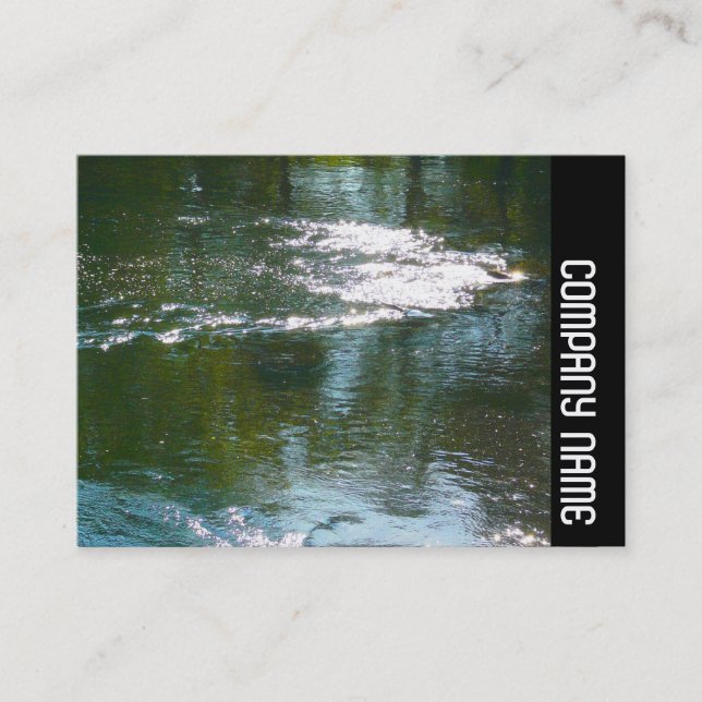 Cartão De Visita Banda lateral - Rio espumante (Frente)