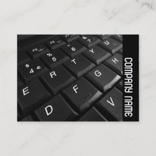 Cartão De Visita Banda lateral - Teclado notebook
