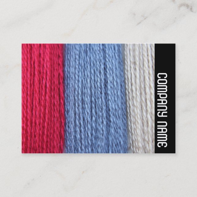 Cartão De Visita Banda lateral - Thread escuro (Frente)