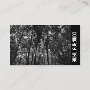 Cartão De Visita Banda lateral - Woodland Canopy 02 BW