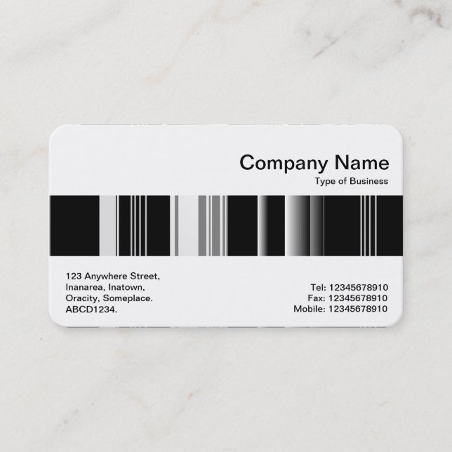 Cartão De Visita Banda média - Codex 02 (Frente)