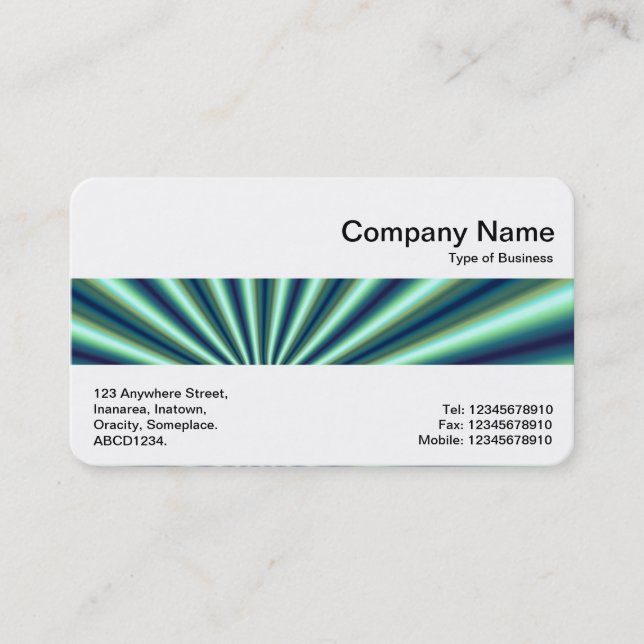 Cartão De Visita Banda média - Fractal 04 (Frente)