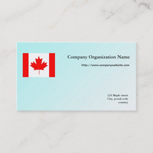 Cartão De Visita Bandeira da atividade internacional, fundo azul cl (Frente)