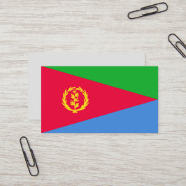 Cartão De Visita Bandeira da Eritreia