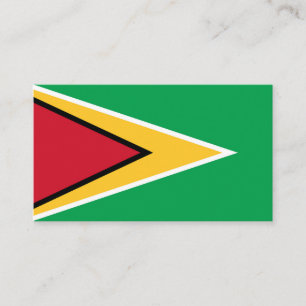 Cartão De Visita bandeira da Guiana