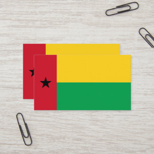 Cartão De Visita Bandeira da Guiné-Bissau