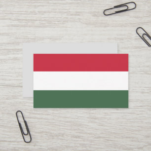 Cartão De Visita Bandeira da Hungria