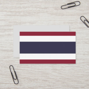 Cartão De Visita Bandeira da Tailândia