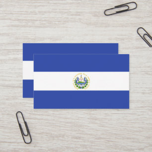 Cartão De Visita Bandeira de El Salvador
